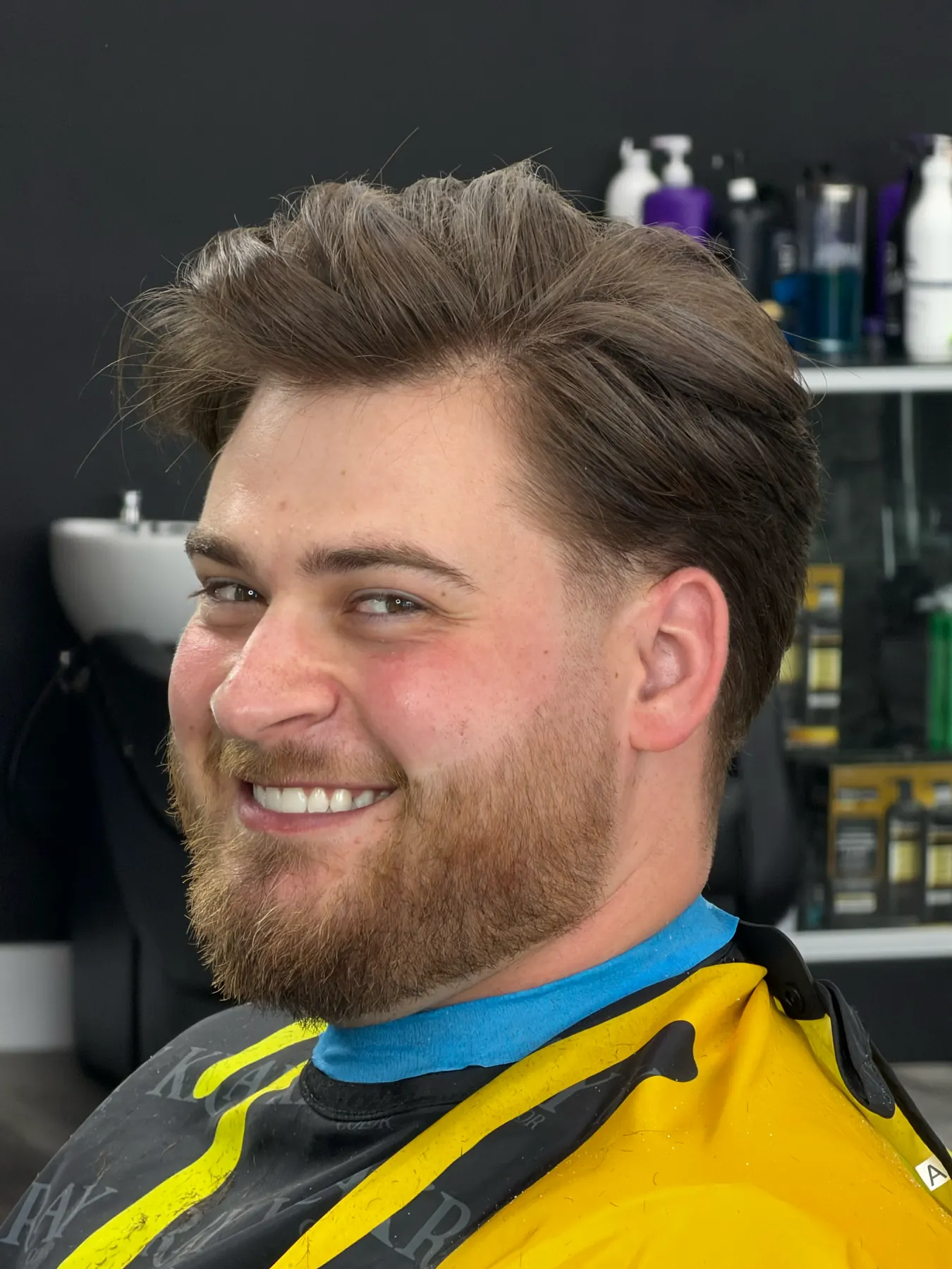 Crew cut with skin fade